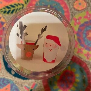 Set of Two Meri Meri Christmas Paper Party Cups - Santa and Reindeer